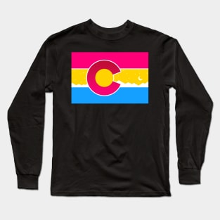 Colorado Flag Pan Pansexual Pride Long Sleeve T-Shirt